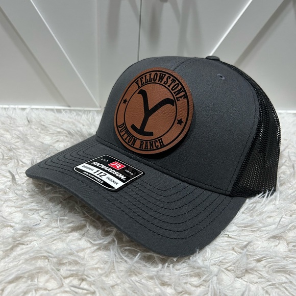 Yellowstone laser engraved Richardson 112 trucker Hat. - Picture 1 of 2